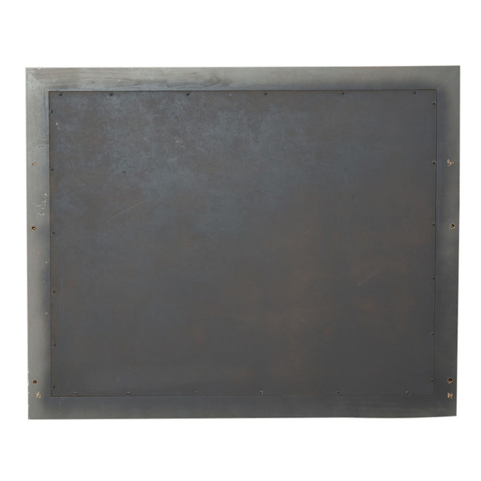 Belmar Mirror in Washed Taupe and Silver Champagne - Furniture 4 Less (Jacksonville, NC)