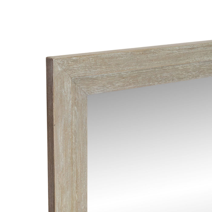 Belmar Mirror in Washed Taupe and Silver Champagne - Furniture 4 Less (Jacksonville, NC)