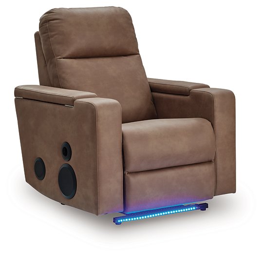Lorrenton Power Glider Recliner with Audio System - Furniture 4 Less (Jacksonville, NC)