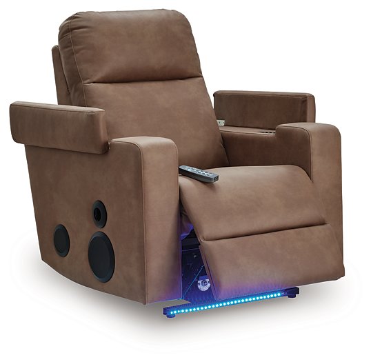 Lorrenton Power Glider Recliner with Audio System - Furniture 4 Less (Jacksonville, NC)