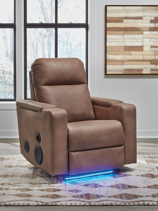 Lorrenton Power Glider Recliner with Audio System - Furniture 4 Less (Jacksonville, NC)