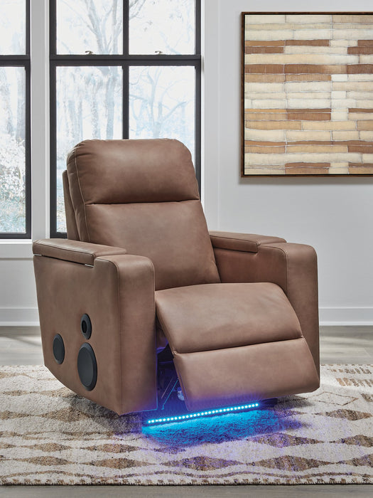 Lorrenton Power Glider Recliner with Audio System - Furniture 4 Less (Jacksonville, NC)