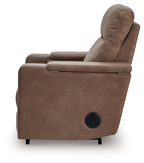 Lorrenton Power Glider Recliner with Audio System - Furniture 4 Less (Jacksonville, NC)