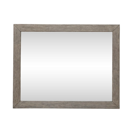 Liberty Furniture Skyview Lodge Landscape Mirror in Cobblestone - Furniture 4 Less (Jacksonville, NC)
