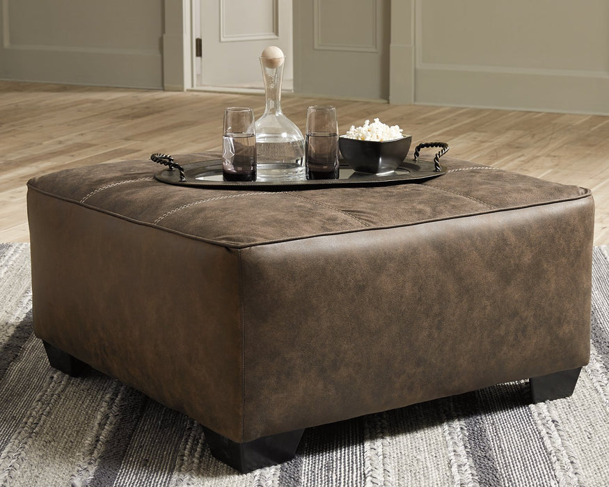 Abalone Oversized Accent Ottoman - Furniture 4 Less (Jacksonville, NC)