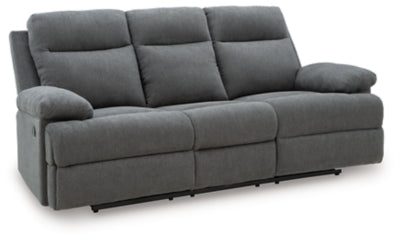 Side-Swipe Reclining Sofa with Drop Down Table - Furniture 4 Less (Jacksonville, NC)