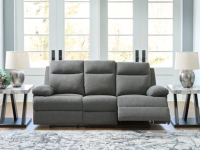 Side-Swipe Reclining Sofa with Drop Down Table - Furniture 4 Less (Jacksonville, NC)