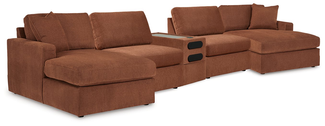 Modmax 5 Piece Sectional with Audio Console - Furniture 4 Less (Jacksonville, NC)