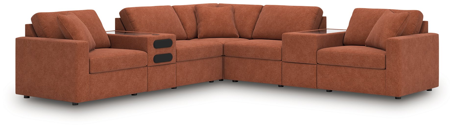 Modmax Balanced Sectional with Audio and Storage Consoles - Furniture 4 Less (Jacksonville, NC)