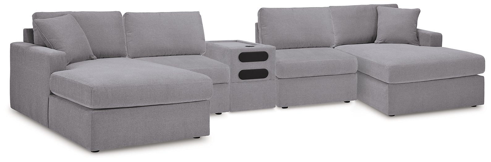 Modmax 5 Piece Sectional with Audio Console - Furniture 4 Less (Jacksonville, NC)