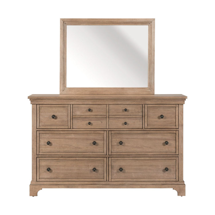 Haven Hills Dresser & Mirror - Furniture 4 Less (Jacksonville, NC)