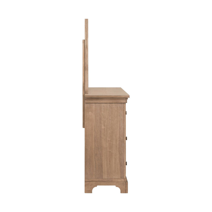Haven Hills Dresser & Mirror - Furniture 4 Less (Jacksonville, NC)