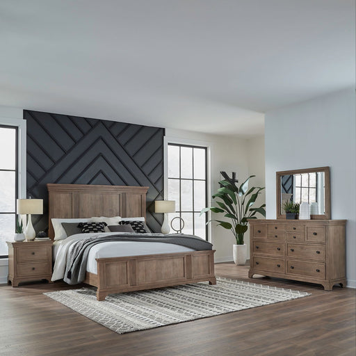 Haven Hills Queen Panel Bed, Dresser & Mirror, Night Stand image