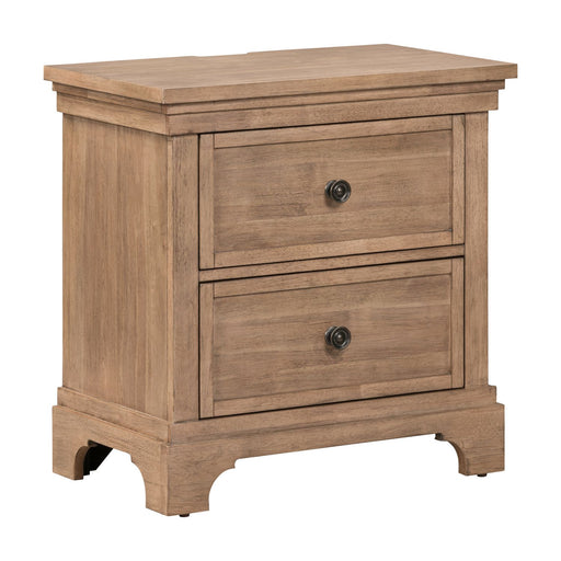 Haven Hills Nightstand w/ Charging Station - Furniture 4 Less (Jacksonville, NC)