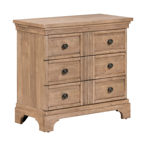 Haven Hills Bedside Chest w/ Charging Station - Furniture 4 Less (Jacksonville, NC)