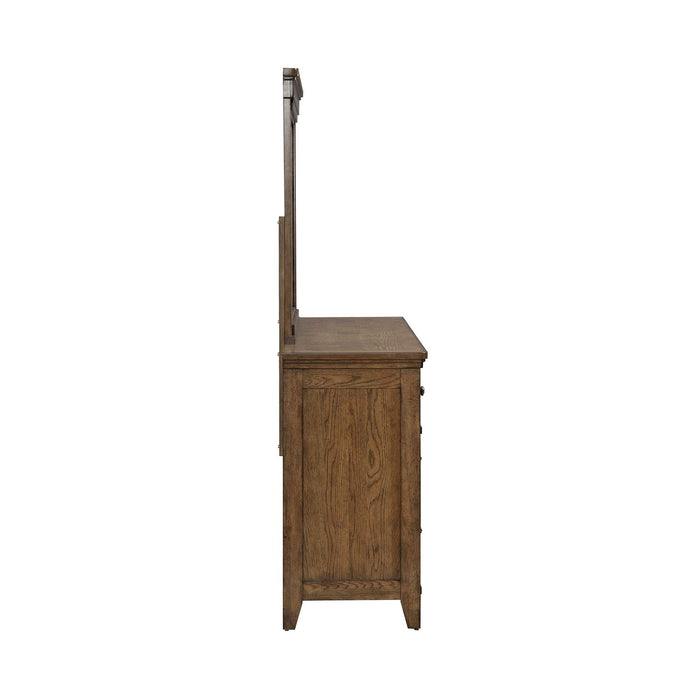 Carolina Park Dresser & Mirror - Furniture 4 Less (Jacksonville, NC)