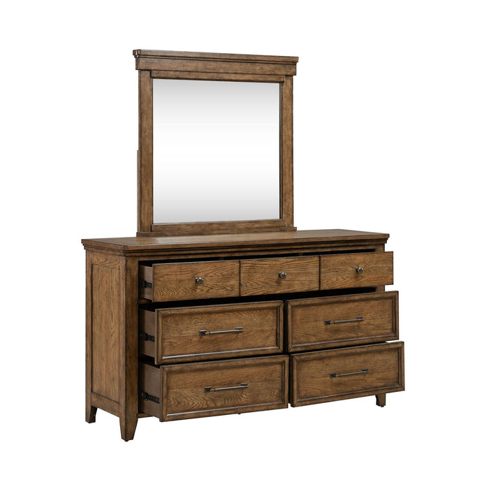 Carolina Park Dresser & Mirror - Furniture 4 Less (Jacksonville, NC)