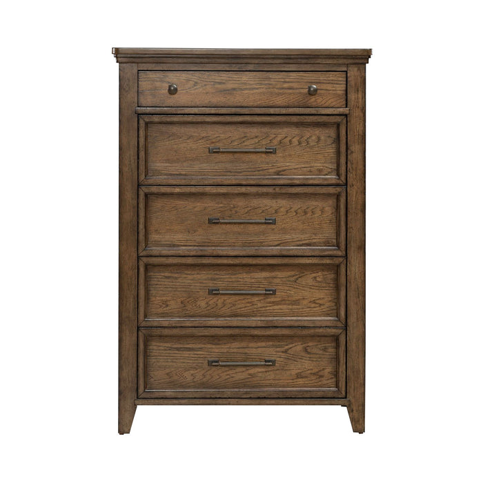 Carolina Park 5 Drawer Chest - Furniture 4 Less (Jacksonville, NC)