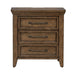 Carolina Park Nightstand w/ Charging Station - Furniture 4 Less (Jacksonville, NC)