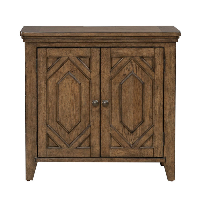 Carolina Park 2 Door Bedside Chest w/ Charging Station - Furniture 4 Less (Jacksonville, NC)