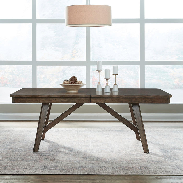 Carolina Park Trestle Table Set - Furniture 4 Less (Jacksonville, NC)
