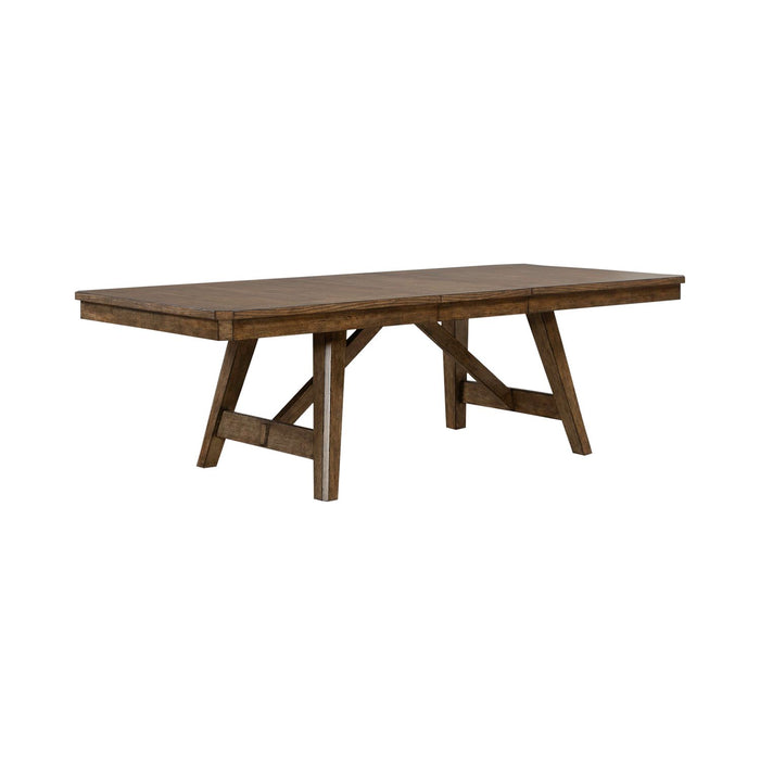 Carolina Park Trestle Table Set - Furniture 4 Less (Jacksonville, NC)