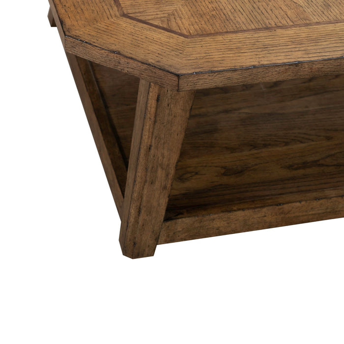 Carolina Park Octagonal Cocktail Table - Furniture 4 Less (Jacksonville, NC)