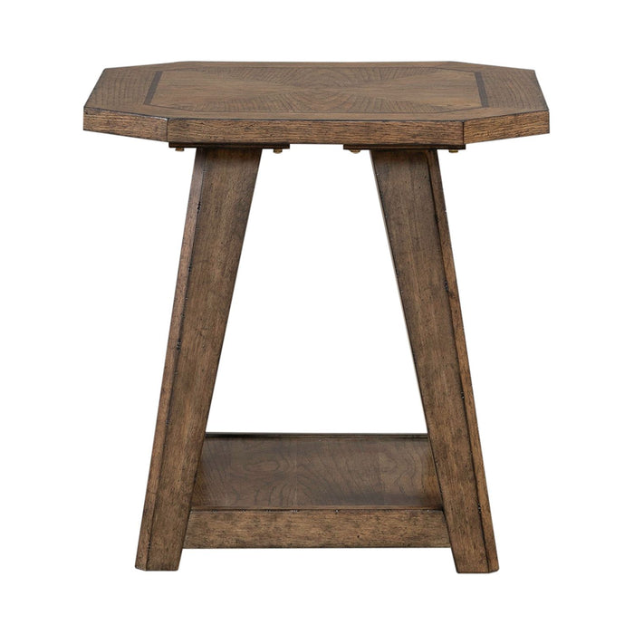Carolina Park Octagonal End Table - Furniture 4 Less (Jacksonville, NC)