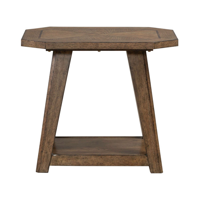 Carolina Park Octagonal End Table - Furniture 4 Less (Jacksonville, NC)