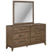 Shaker Lakes Dresser & Mirror - Furniture 4 Less (Jacksonville, NC)