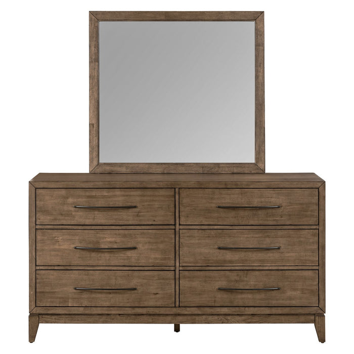 Shaker Lakes Dresser & Mirror - Furniture 4 Less (Jacksonville, NC)