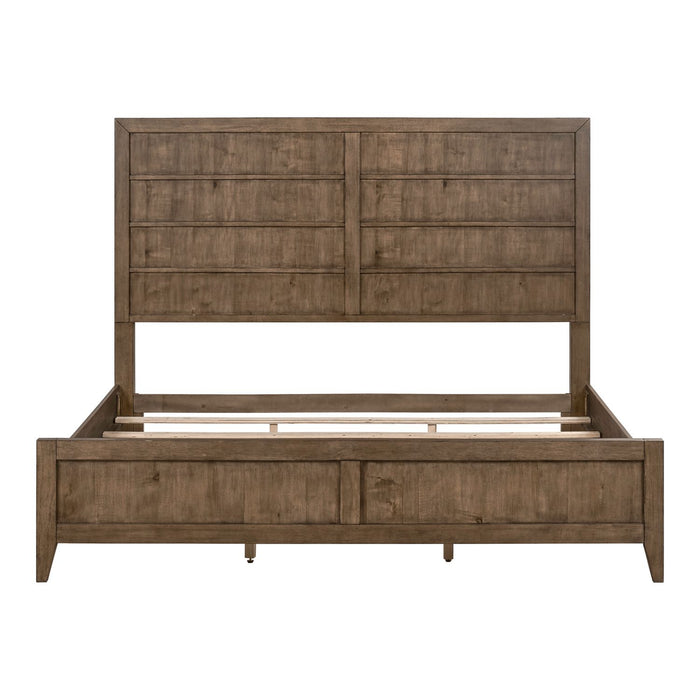Shaker Lakes King Panel Bed - Furniture 4 Less (Jacksonville, NC)
