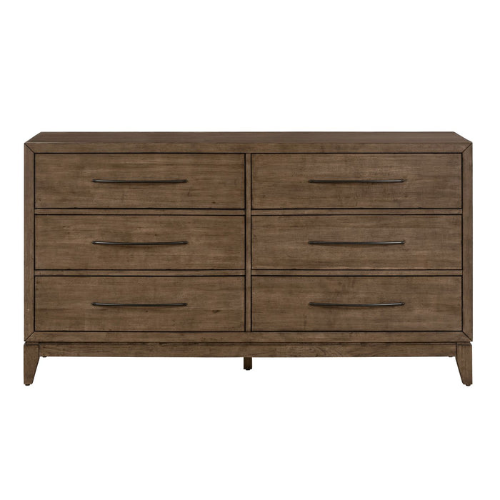 Shaker Lakes 6 Drawer Dresser - Furniture 4 Less (Jacksonville, NC)