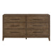 Shaker Lakes 6 Drawer Dresser - Furniture 4 Less (Jacksonville, NC)
