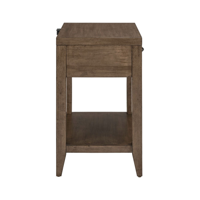 Shaker Lakes Open Nightstand w/ Charging Station - Furniture 4 Less (Jacksonville, NC)