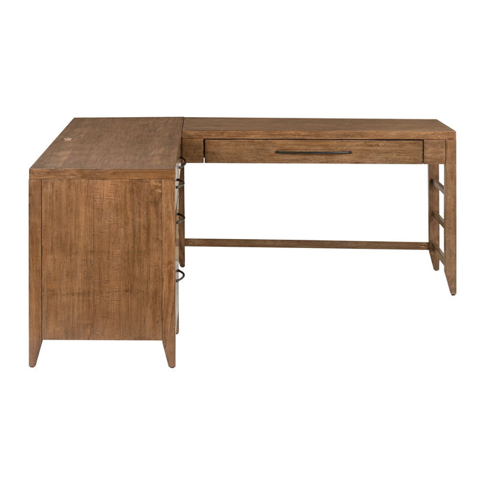 Shaker Lakes L Shaped Desk Set - Furniture 4 Less (Jacksonville, NC)
