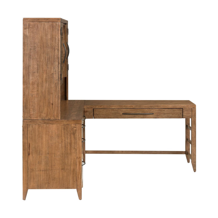 Shaker Lakes Opt L Shaped Desk Set - Furniture 4 Less (Jacksonville, NC)