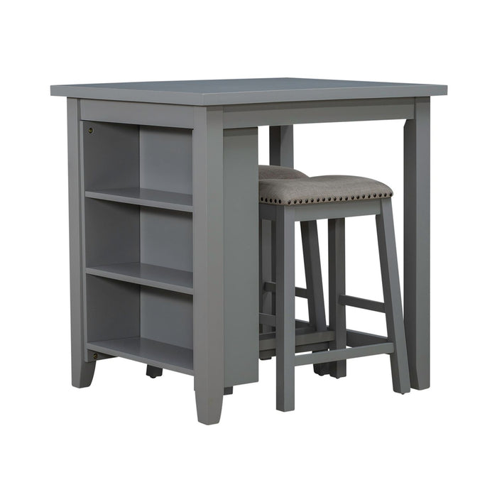 Brook Creek 3 Piece Counter Set - Furniture 4 Less (Jacksonville, NC)