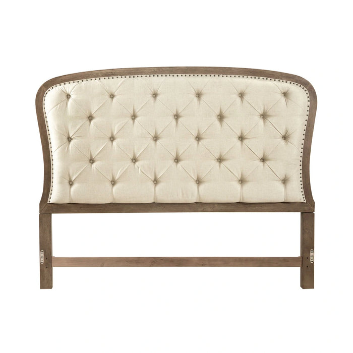 Americana Farmhouse Queen Tufted Panel Headboard image