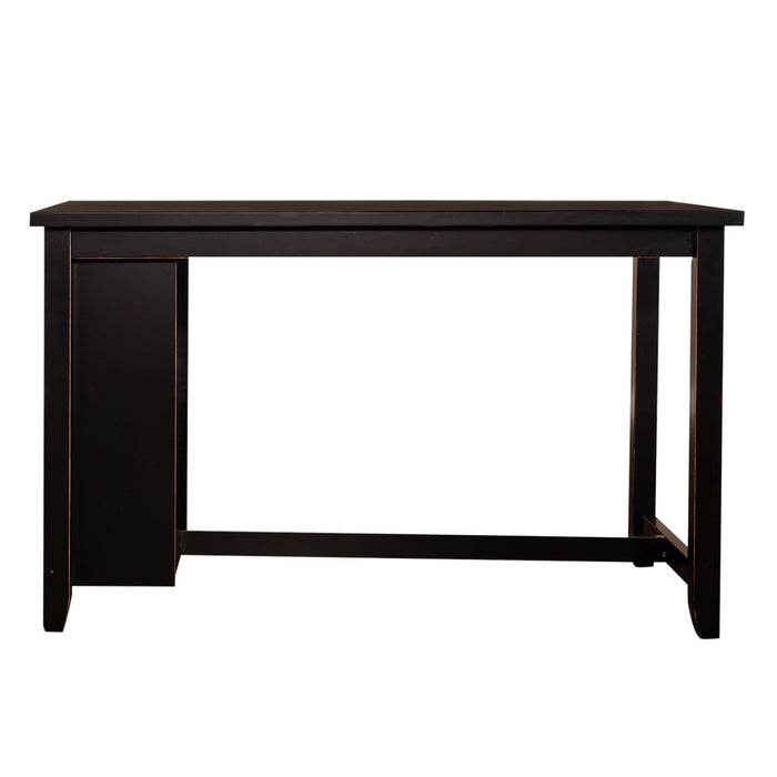 Brook Creek 5 Piece Counter Set in Black - Furniture 4 Less (Jacksonville, NC)
