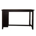 Brook Creek 5 Piece Counter Set in Black - Furniture 4 Less (Jacksonville, NC)