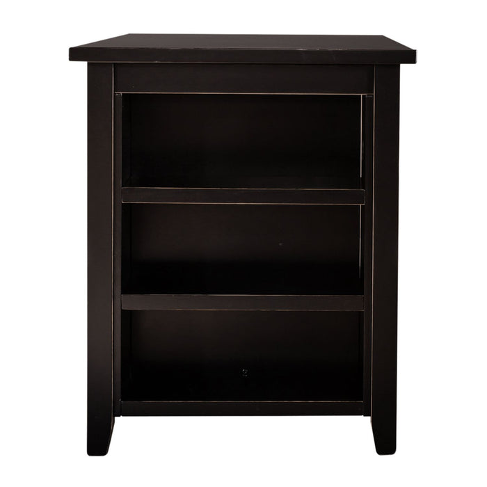 Brook Creek 5 Piece Counter Set in Black - Furniture 4 Less (Jacksonville, NC)
