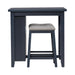 Brook Creek 3 Piece Counter Set - Navy - Furniture 4 Less (Jacksonville, NC)