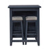 Brook Creek 3 Piece Counter Set - Navy - Furniture 4 Less (Jacksonville, NC)