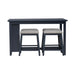 Brook Creek 5 Piece Counter Set- Navy - Furniture 4 Less (Jacksonville, NC)