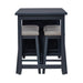 Brook Creek 5 Piece Counter Set- Navy - Furniture 4 Less (Jacksonville, NC)