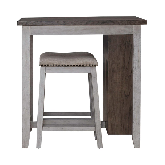 Brook Creek 3 Piece Counter Set - Two Tone - Furniture 4 Less (Jacksonville, NC)