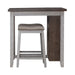 Brook Creek 3 Piece Counter Set - Two Tone - Furniture 4 Less (Jacksonville, NC)