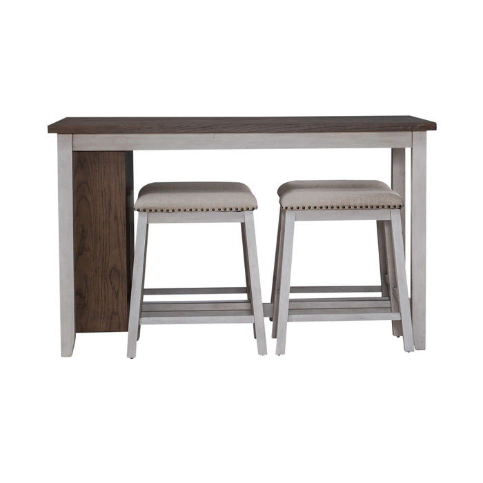 Brook Creek 5 Piece Counter Set- Two Tone - Furniture 4 Less (Jacksonville, NC)