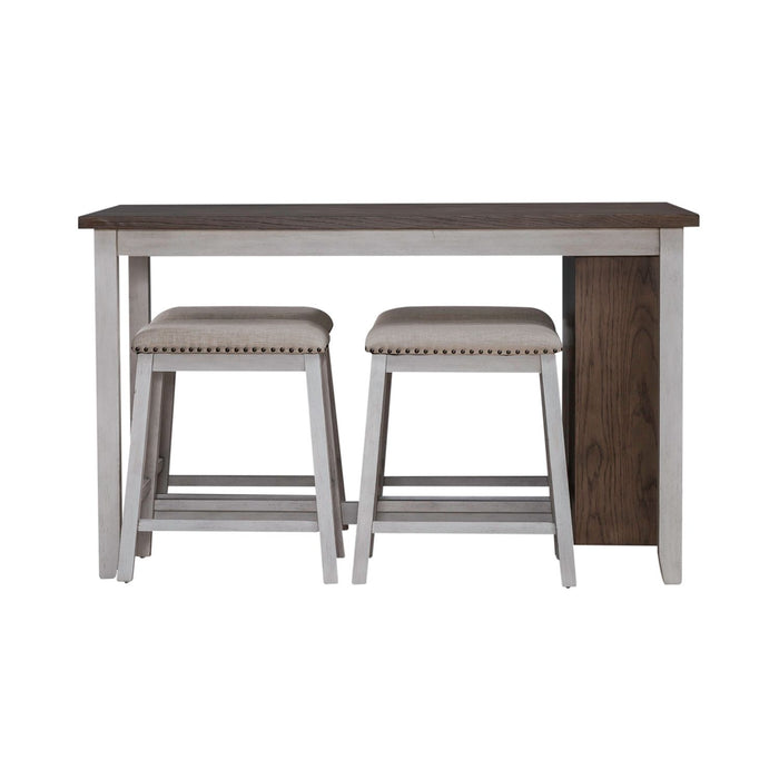 Brook Creek 5 Piece Counter Set- Two Tone - Furniture 4 Less (Jacksonville, NC)